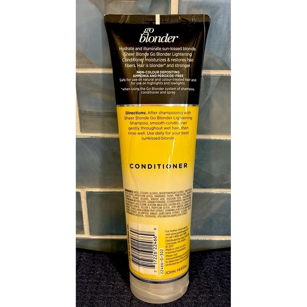 John Frieda Go Blonder‎ Lightening Conditioner w/Citrus Botanical Blend 8.3oz